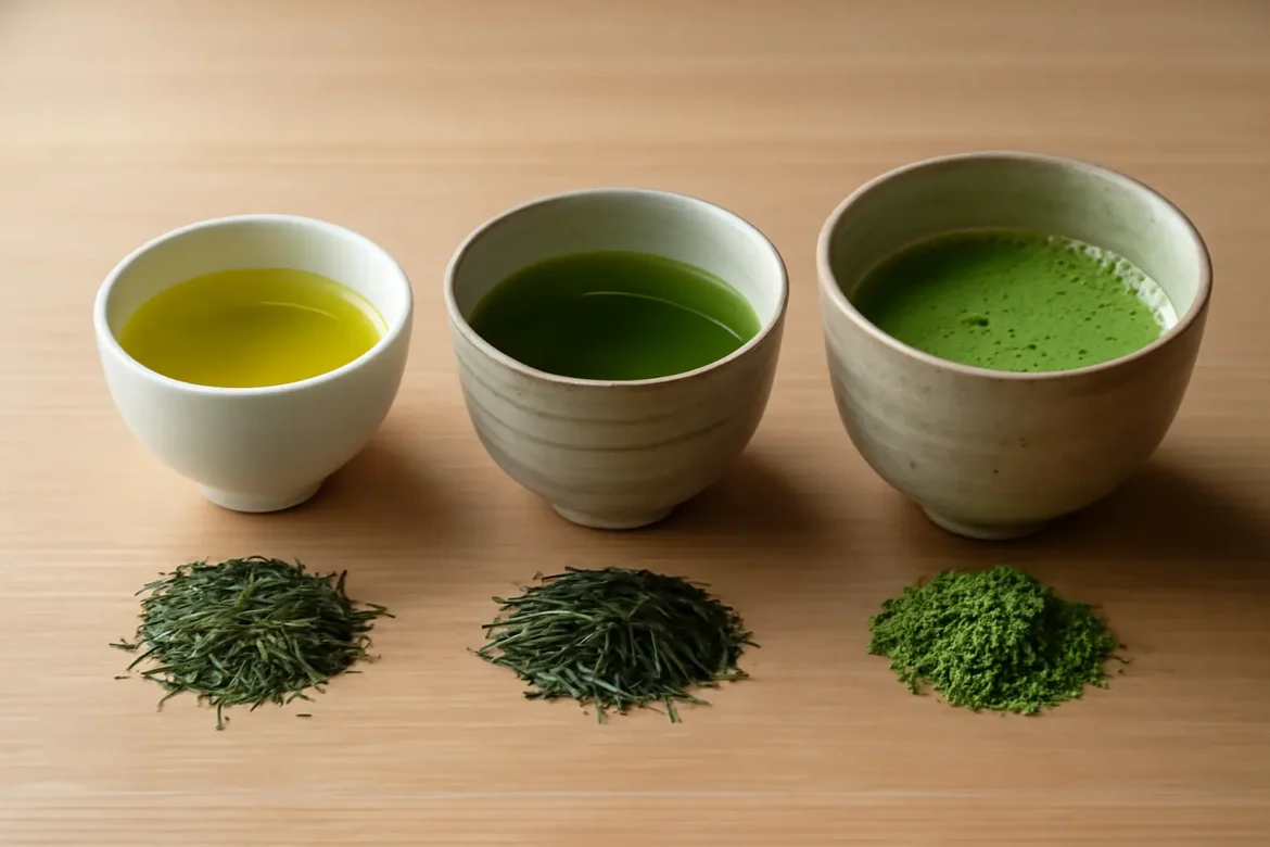 types of japanese green tea​