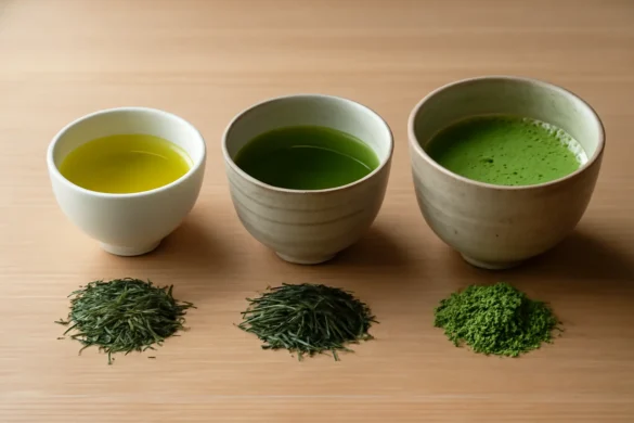 types of japanese green tea​